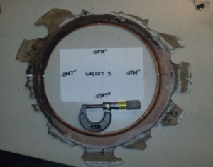 Over/Unevenly compressed Gasket